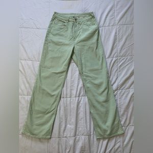 Light green jeans